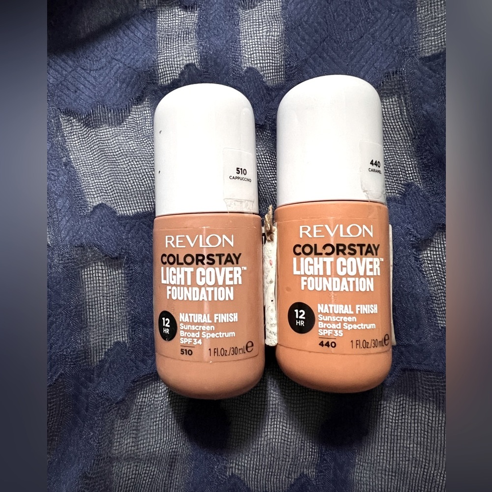 Revlon light coverage foundation ( brand new) in shade 510 and 440